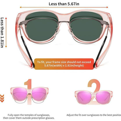Løøks Fit-Over Prescription Sunglasses, UV400 Protection