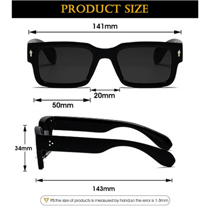 90s Rapper Løøks™ Retro Square Trendy Chunky Shades