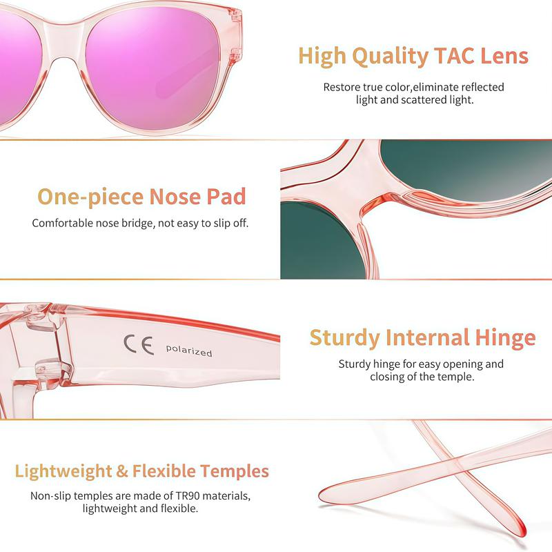 Løøks Fit-Over Prescription Sunglasses, UV400 Protection