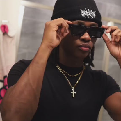 90s Rapper Løøks™ Retro Square Trendy Chunky Shades